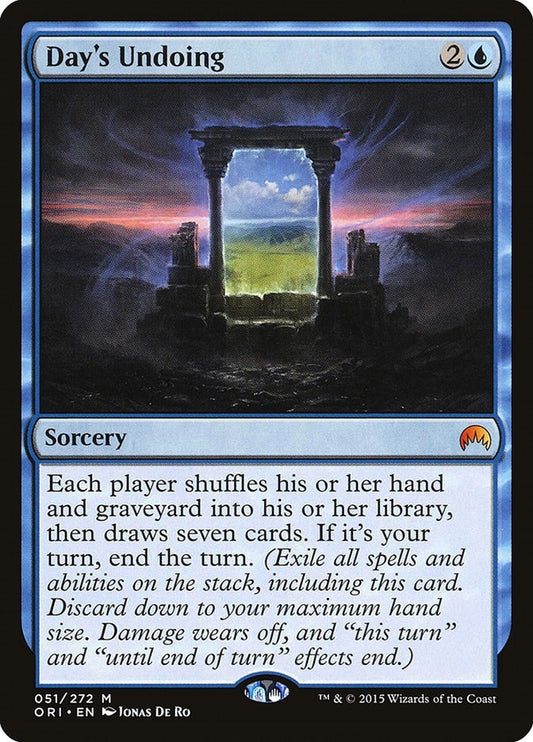 Image for Day's Undoing (51) (Magic Origins) - Magic: The Gathering
