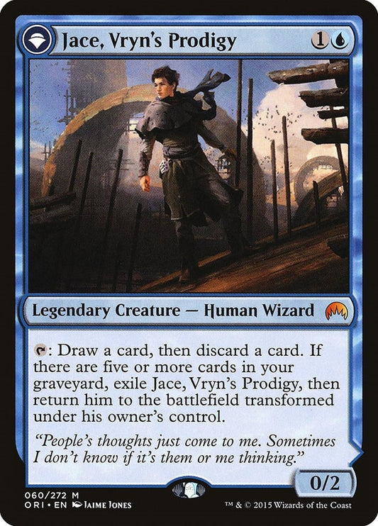 Image for Jace, Vryn's Prodigy (60) (Magic Origins) - Magic: The Gathering