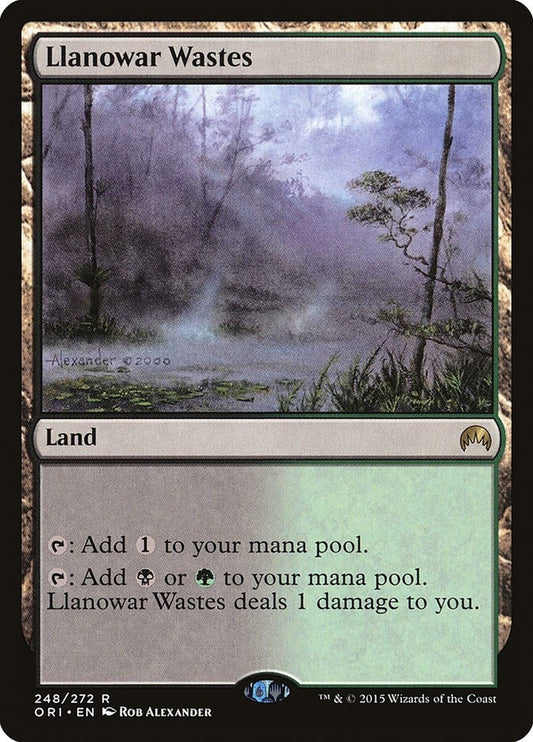 Image for Llanowar Wastes (248) (Magic Origins) - Magic: The Gathering