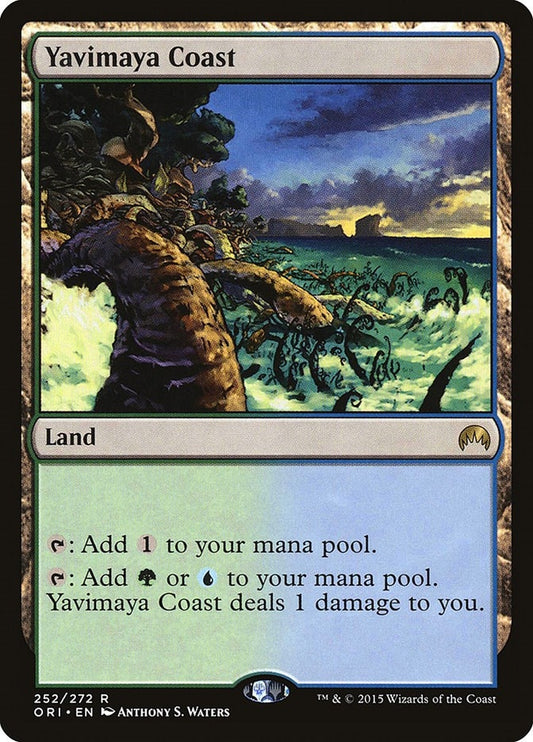 Image for Yavimaya Coast (252) (Magic Origins) - Magic: The Gathering