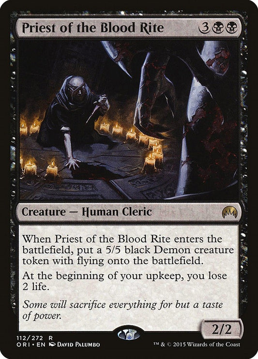 Image for Priest of the Blood Rite (112) (Magic Origins) - Magic: The Gathering