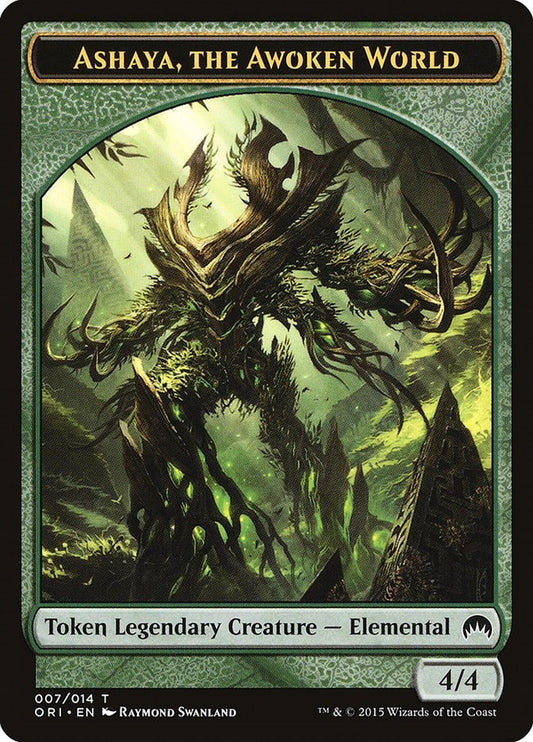 Image for Ashaya, the Awoken World Token (7) (Magic Origins) - Magic: The Gathering