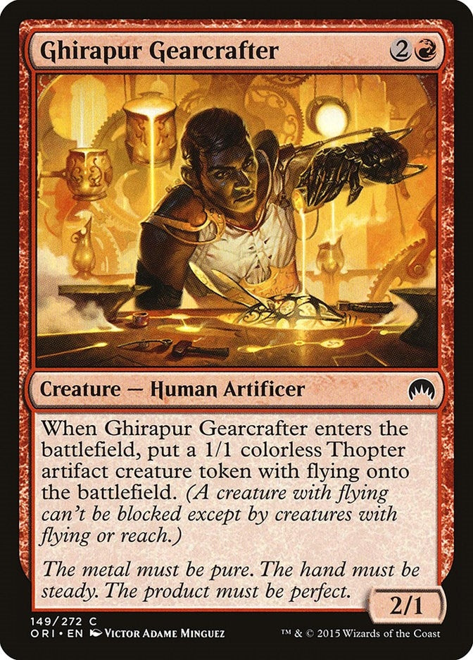 Image for Ghirapur Gearcrafter (149) (Magic Origins) - Magic: The Gathering