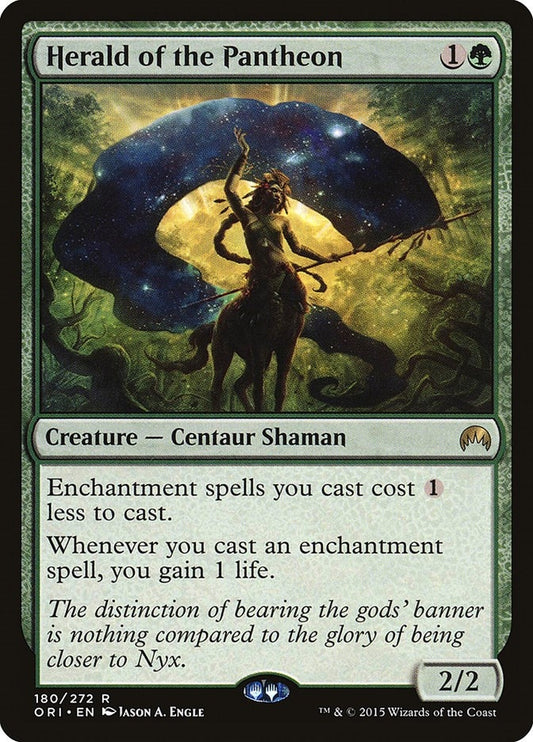 Image for Herald of the Pantheon (180) (Magic Origins) - Magic: The Gathering