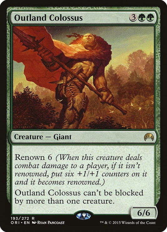 Image for Outland Colossus (193) (Magic Origins) - Magic: The Gathering