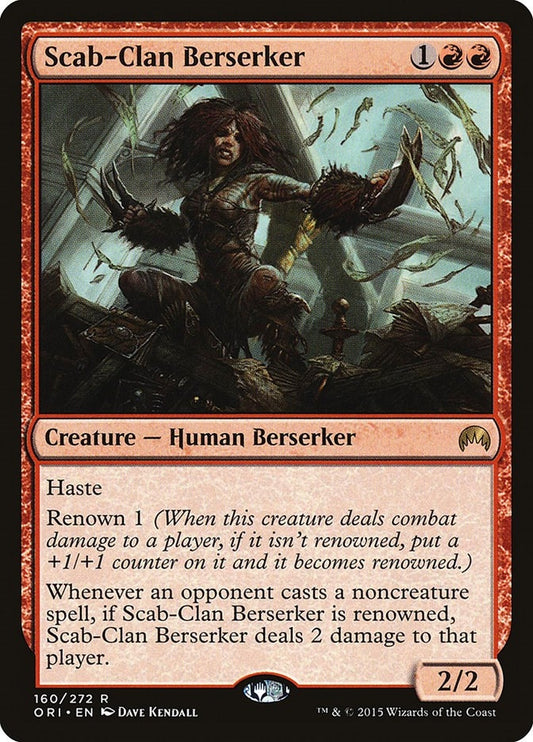 Image for Scab-Clan Berserker (160) (Magic Origins) - Magic: The Gathering