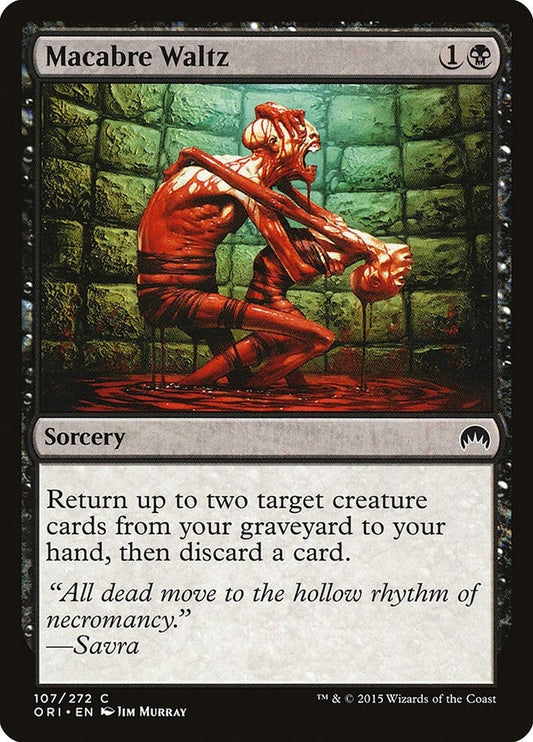 Image for Macabre Waltz (107) (Magic Origins) - Magic: The Gathering