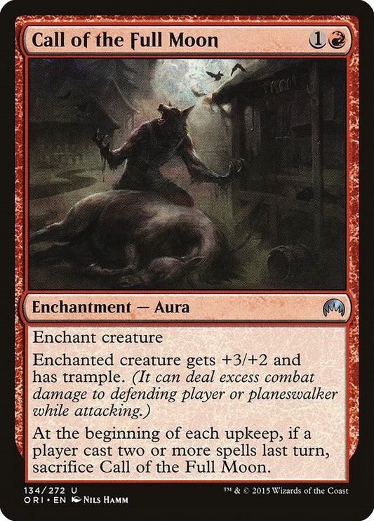 Image for Call of the Full Moon (134) (Magic Origins) - Magic: The Gathering