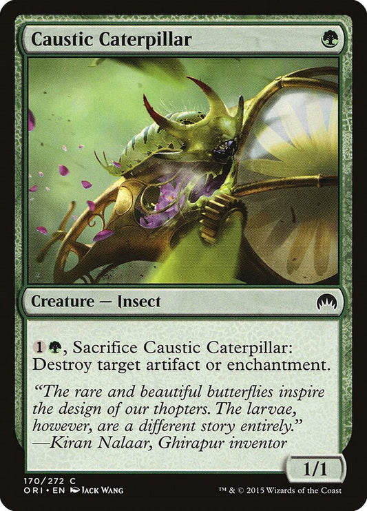 Image for Caustic Caterpillar (170) (Magic Origins) - Magic: The Gathering