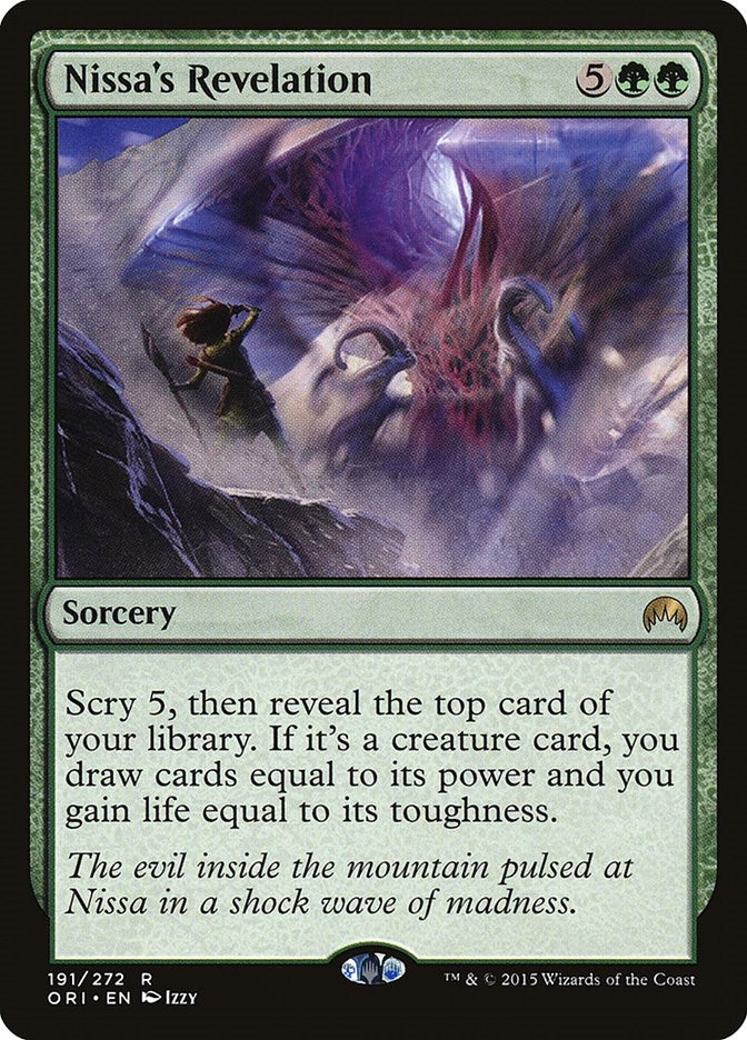 Image for Nissa's Revelation (191) (Magic Origins) - Magic: The Gathering