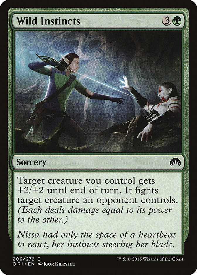 Image for Wild Instincts (206) (Magic Origins) - Magic: The Gathering