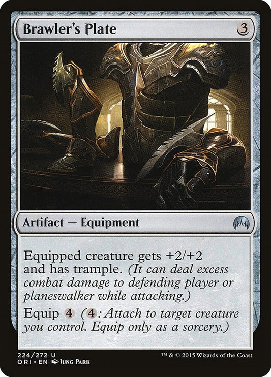 Image for Brawler's Plate (224) (Magic Origins) - Magic: The Gathering