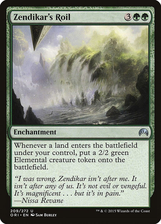Image for Zendikar's Roil (209) (Magic Origins) - Magic: The Gathering