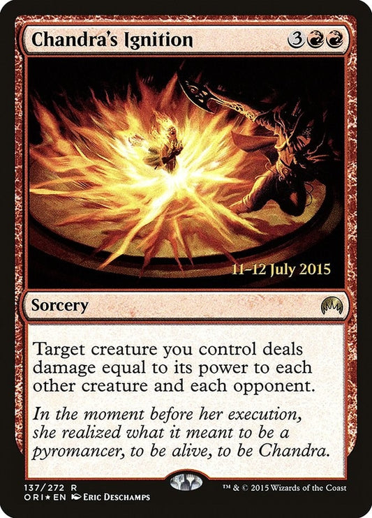 Image for Chandra's Ignition (137) (Prerelease Cards) - Magic: The Gathering