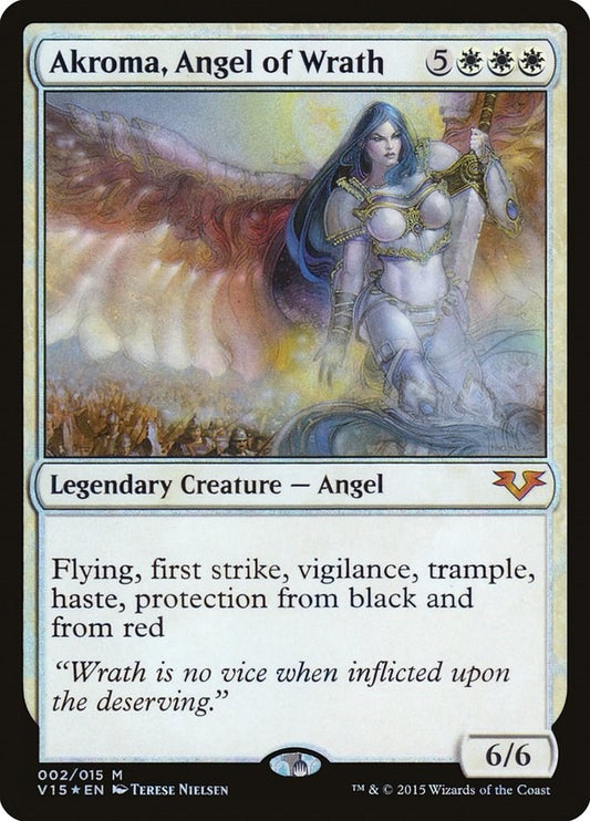 Image for Akroma, Angel of Wrath (2) (From the Vault: Angels) - Magic: The Gathering