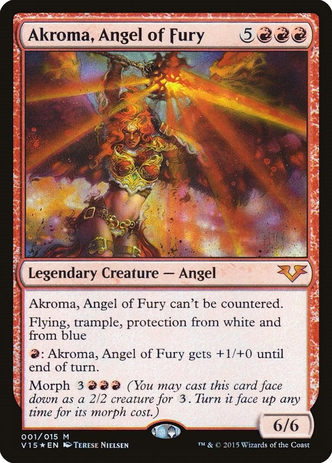 Image for Akroma, Angel of Fury (1) (From the Vault: Angels) - Magic: The Gathering