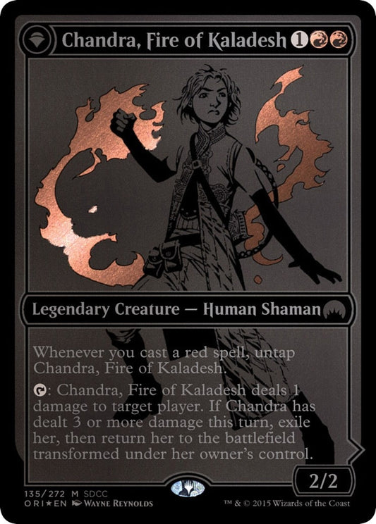 Image for Chandra, Fire of Kaladesh (SDCC 2015 Exclusive) (135) (Media Promos) - Magic: The Gathering