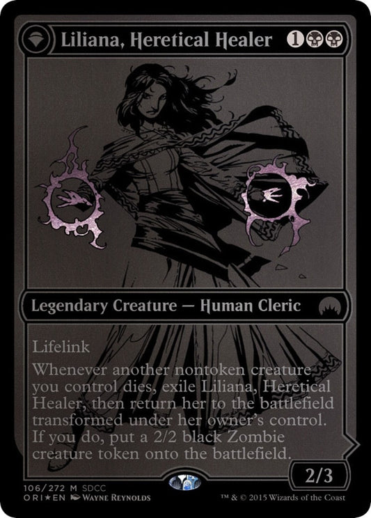 Image for Liliana, Heretical Healer (SDCC 2015 Exclusive) (106) (Media Promos) - Magic: The Gathering