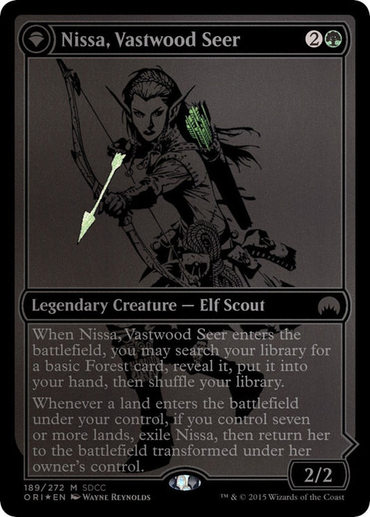 Image for Nissa, Vastwood Seer (SDCC 2015 Exclusive) (189) (Media Promos) - Magic: The Gathering