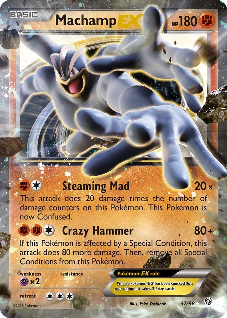 Image for Machamp EX (37/98) (XY - Ancient Origins) - Pokemon