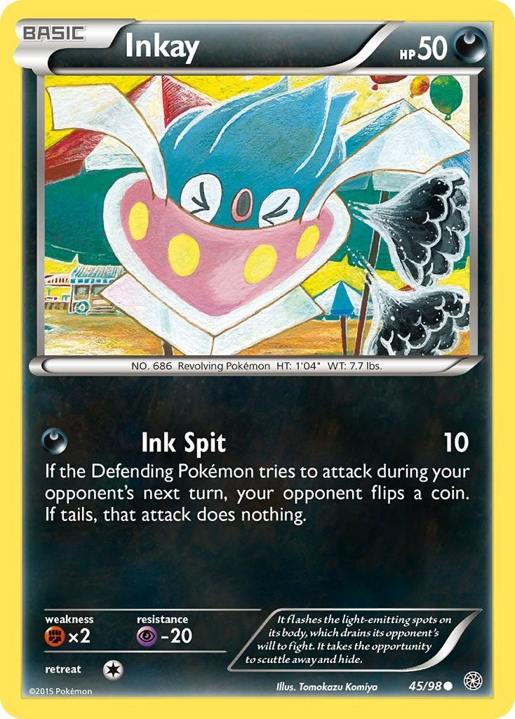 Image for Inkay (45/98) (XY - Ancient Origins) - Pokemon