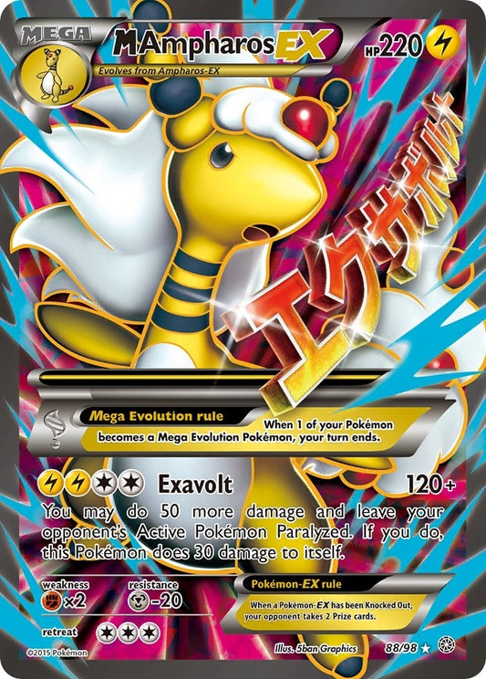 Image for M Ampharos EX (88 Full Art) (88/98) (XY - Ancient Origins) - Pokemon
