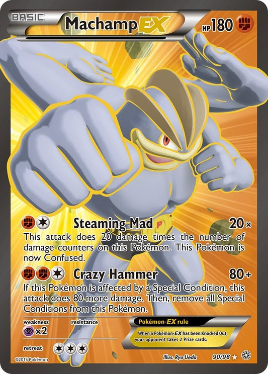 Image for Machamp EX (90 Full Art) (90/98) (XY - Ancient Origins) - Pokemon