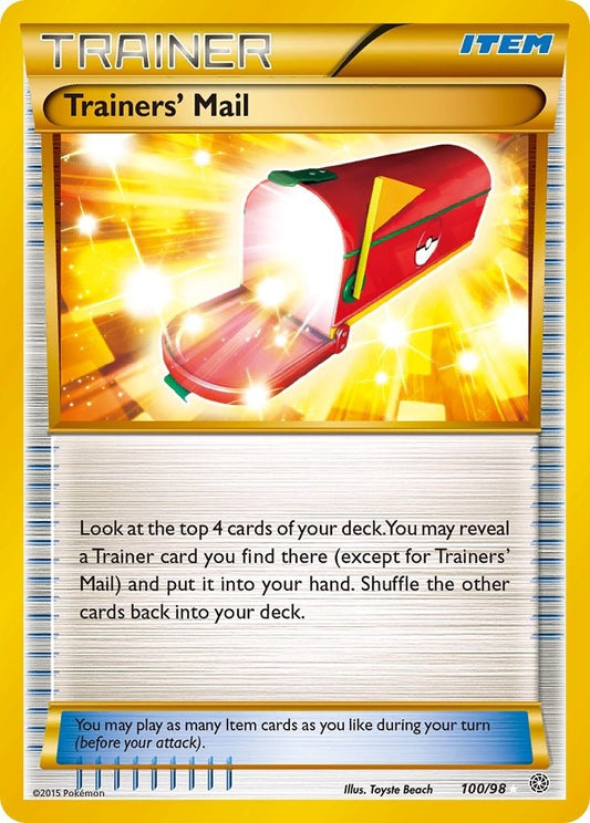 Image for Trainers' Mail (Secret) (100/98) (XY - Ancient Origins) - Pokemon