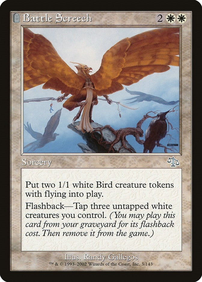 Image for Battle Screech (3) (Judgment) - Magic: The Gathering