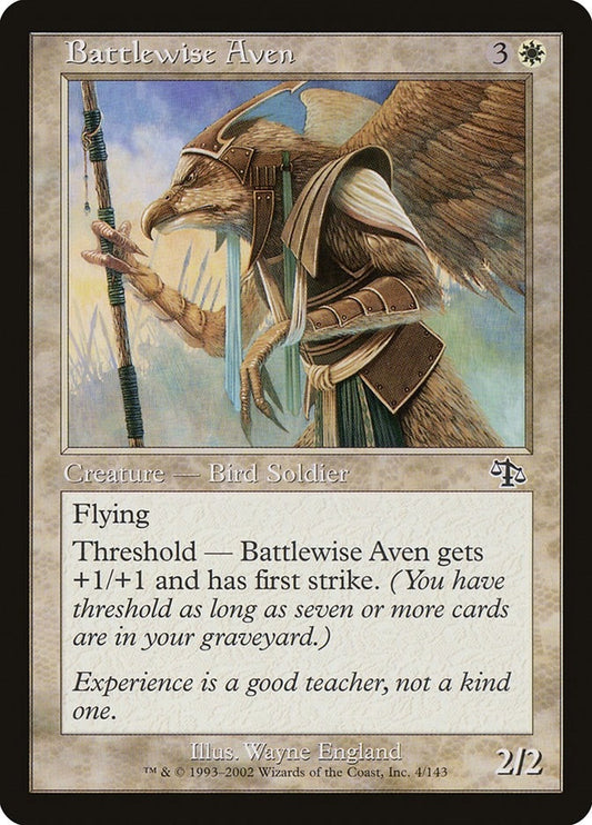 Image for Battlewise Aven (4) (Judgment) - Magic: The Gathering