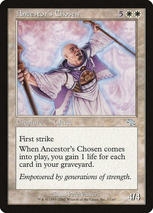 Image for Ancestor's Chosen (1) (Judgment) - Magic: The Gathering