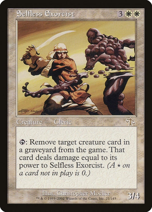 Image for Selfless Exorcist (21) (Judgment) - Magic: The Gathering