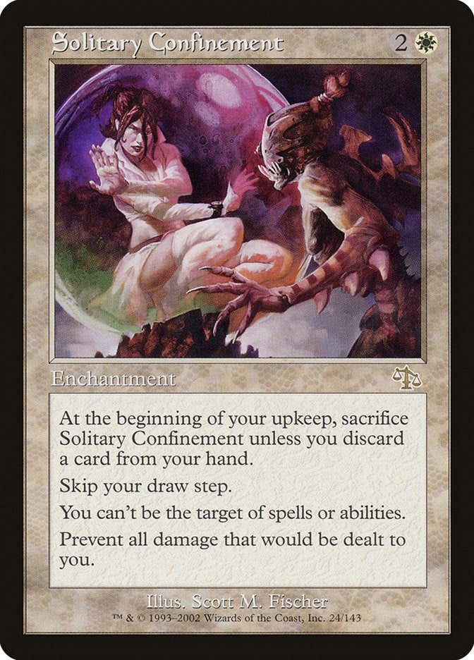 Image for Solitary Confinement (24) (Judgment) - Magic: The Gathering