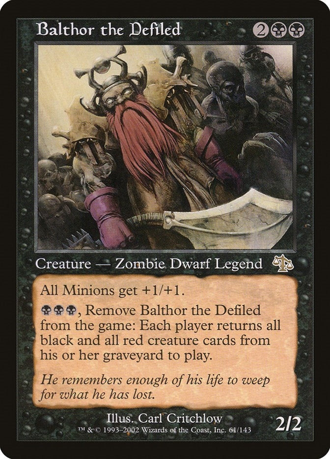 Image for Balthor the Defiled (61) (Judgment) - Magic: The Gathering