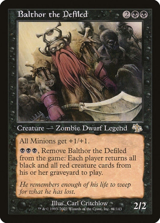 Image for Balthor the Defiled (61) (Judgment) - Magic: The Gathering