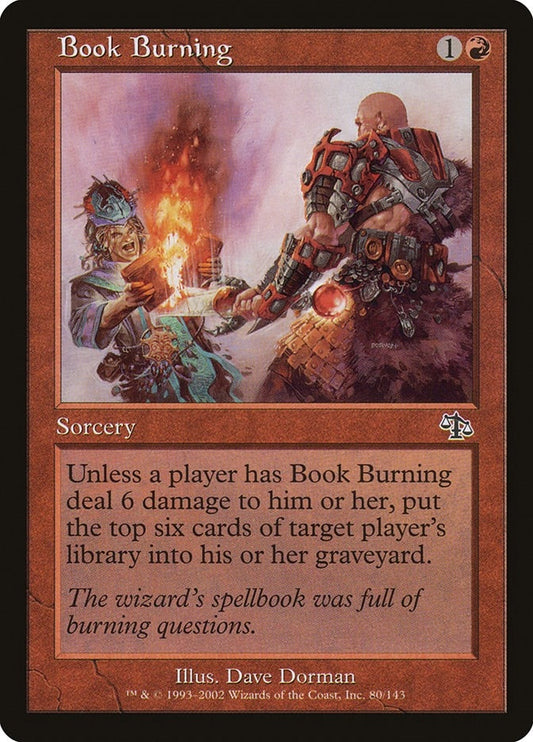 Image for Book Burning (80) (Judgment) - Magic: The Gathering
