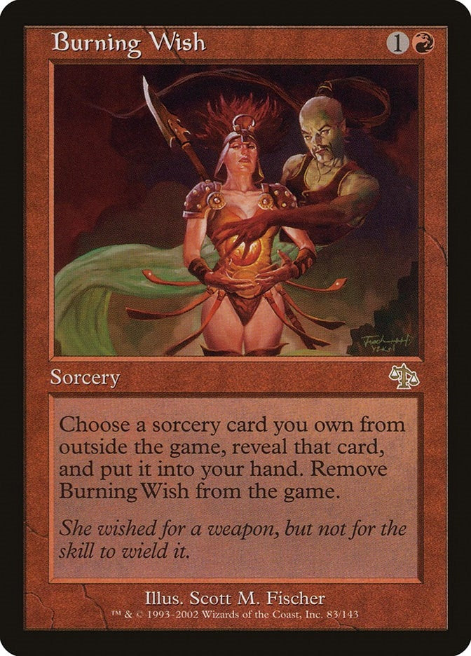 Image for Burning Wish (83) (Judgment) - Magic: The Gathering