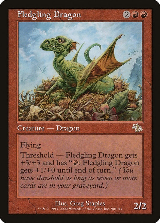 Image for Fledgling Dragon (90) (Judgment) - Magic: The Gathering
