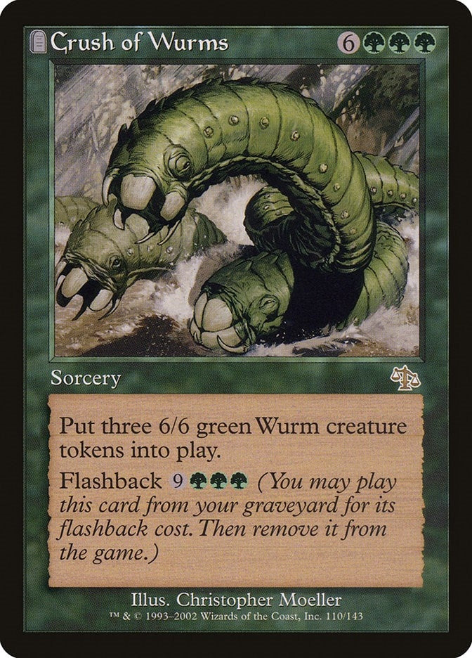 Image for Crush of Wurms (110) (Judgment) - Magic: The Gathering