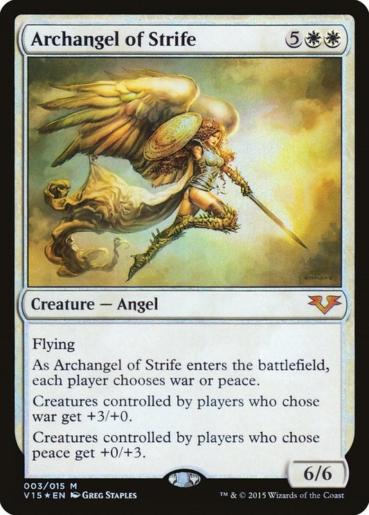 Image for Archangel of Strife (3) (From the Vault: Angels) - Magic: The Gathering