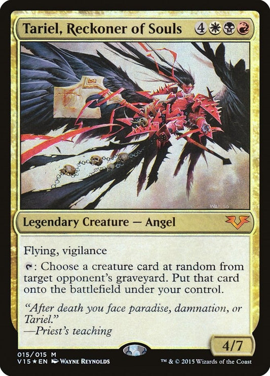 Image for Tariel, Reckoner of Souls (15) (From the Vault: Angels) - Magic: The Gathering
