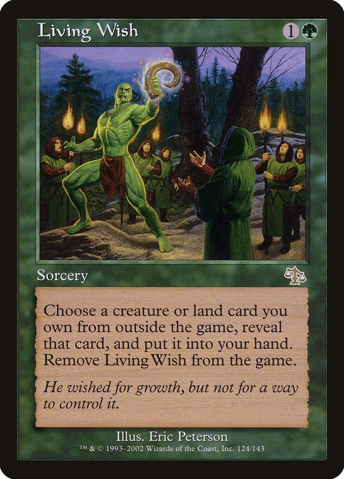 Image for Living Wish (124) (Judgment) - Magic: The Gathering