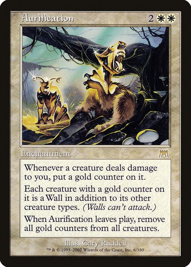 Image for Aurification (6) (Onslaught) - Magic: The Gathering