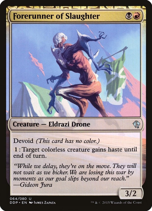 Image for Forerunner of Slaughter (64) (Duel Decks: Zendikar vs. Eldrazi) - Magic: The Gathering