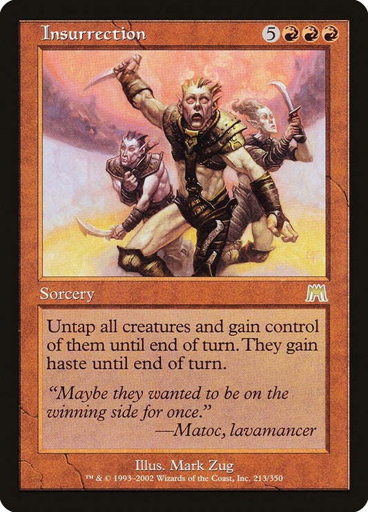 Image for Insurrection (213) (Onslaught) - Magic: The Gathering