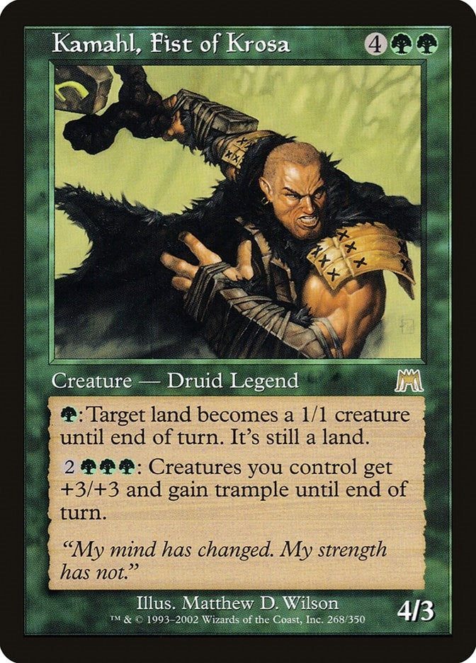 Image for Kamahl, Fist of Krosa (268) (Onslaught) - Magic: The Gathering