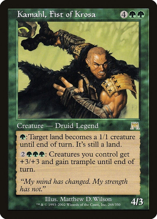 Image for Kamahl, Fist of Krosa (268) (Onslaught) - Magic: The Gathering
