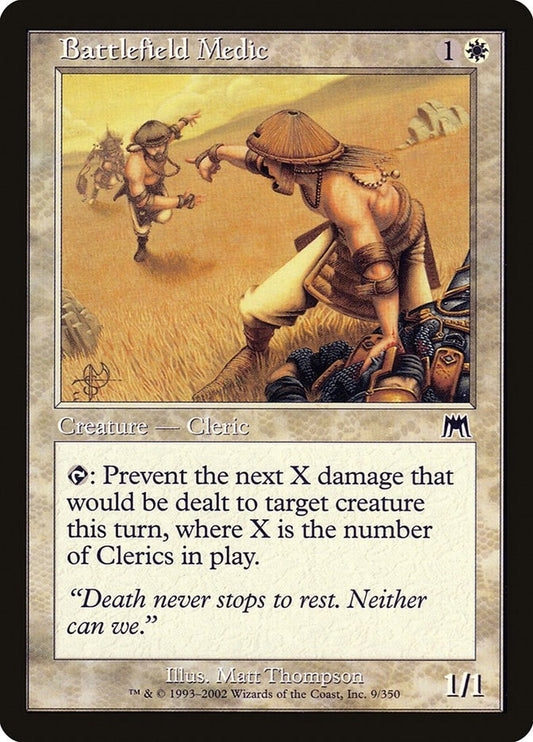 Image for Battlefield Medic (9) (Onslaught) - Magic: The Gathering