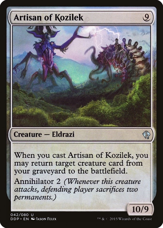 Image for Artisan of Kozilek (42) (Duel Decks: Zendikar vs. Eldrazi) - Magic: The Gathering