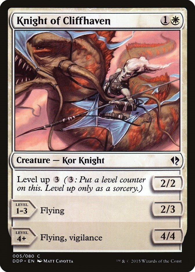 Image for Knight of Cliffhaven (5) (Duel Decks: Zendikar vs. Eldrazi) - Magic: The Gathering